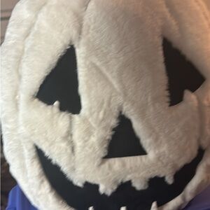 Kids Pumpkin Face Costume - White and Black